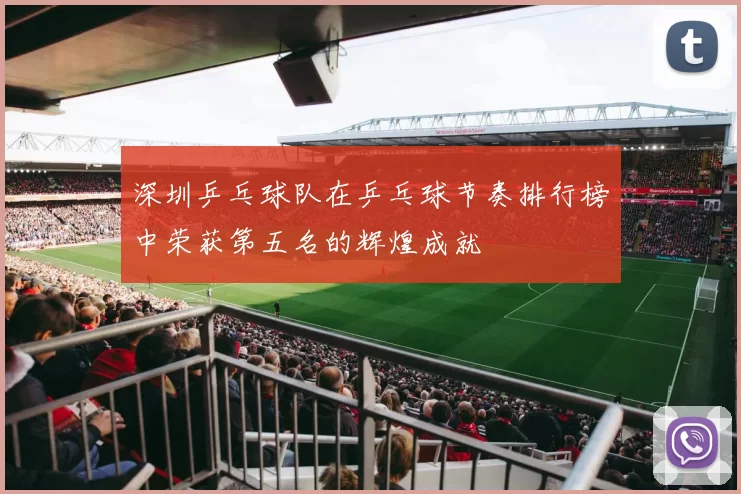深圳乒乓球队在乒乓球节奏排行榜中荣获第五名的辉煌成就